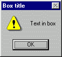 Message box